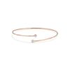 Diamond Hoop Single-row Bangle